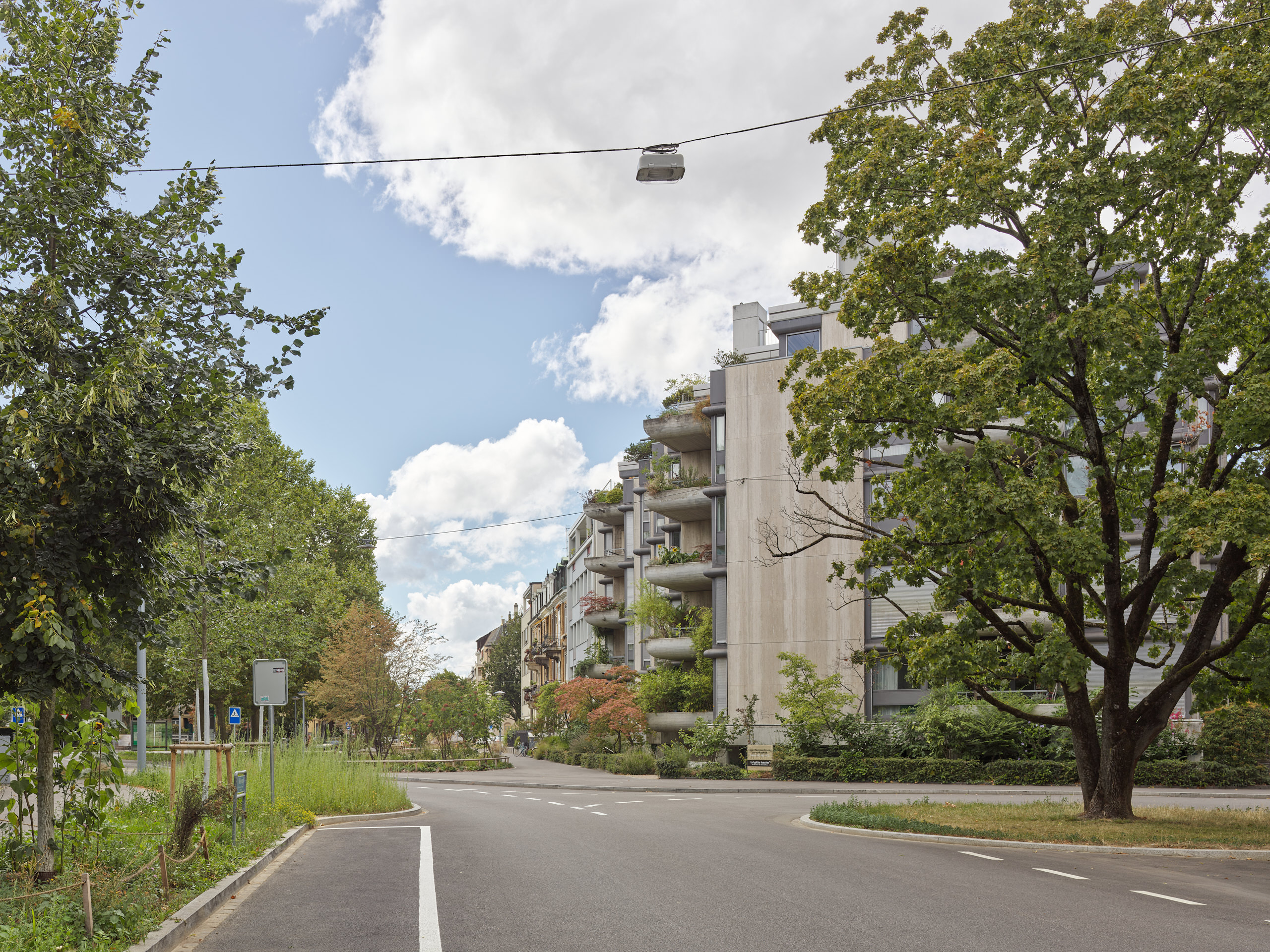 Tiefbauamt Basel · Platzgestaltung Wielandplatz · Aufnahmen 08.2023